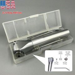 Dental Air Water Syringe Triple Spray 3 Way Handpiece with 2 Nozzles Tips Tubes