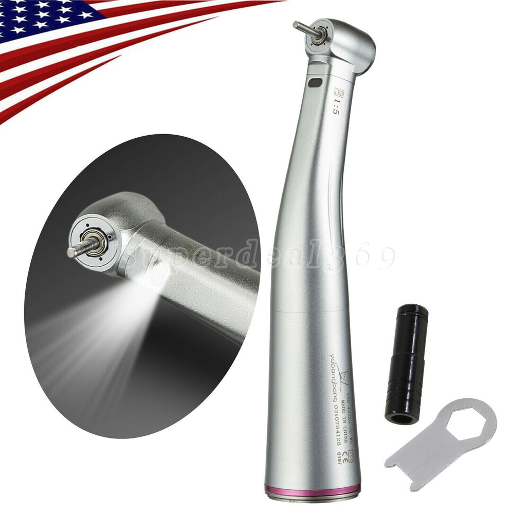 Fiber Optic 1:5/1:1/1:4.2/20:1 Implant Contra Angle Handpiece Fit NSK NKY Dental