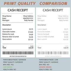 5 Rolls 2.25″x50ft Thermal Receipt Paper POS Cash Register