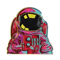 Cartoon Special-shaped Holographic Glossy 3.5g Mylar Bag Zip Seal Bag Resealable