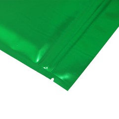 100 Green Mylar Foil Resealable Smell Proof Bags Repacking Flat Pouch 2.4″x3.5″