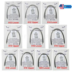 10pcs/pk Dental Orthodontic Niti Arch Wire Round Ovoid Form all size option EX