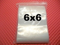 300 Zip-Top Storage Bag Variety Pack ~ 4×4 5×5 6×6 ~ 2 Mil Food Grade Bags