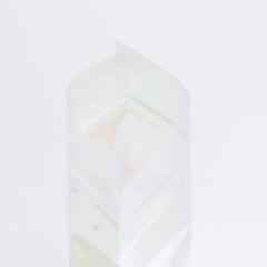 QQ Studio 100 Double Sided Clear Holographic Bags with QuickQlick™ Seal for Food