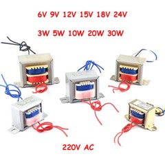 3W 5W 10W 20W 30W Watt Power Transformer 220V AC To 6V/9V/12V/15V/18V/24V Output