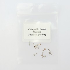 10X Dental Orthodontic Crimpable Hook sliding right/left/long/left for bracket