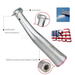 Dental Internal water spray 1:5 LED Optic Fiber Contra Angle Handpiece fit NSK R