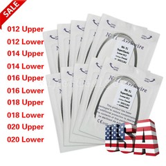 Dental Ortho Super Elastic Niti Arch Wire Round Ovoid Form for Bracket Braces CE