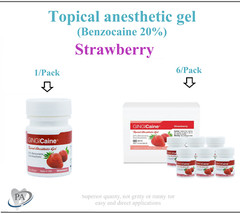 Dental Gingicaine Topical Gel Mint Julep, Bing Cherry, Banana, 1 oz Exp: 02/2029