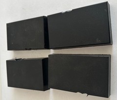 4 pcs King Starboard 1 inch thick Black 3” x 5”