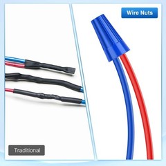 Variety of Twist-On Wire Connector Connection nut Barrel Screw RoHS UL Color LOT