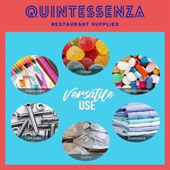 13” x 13” = 2 Mil Thick Clear Zipper Reclosable Poly Bags by Quintessenza
