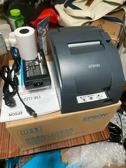 EPSON TM-U220B DB25 Serial KITCHEN POS PRINTER POWER SUPPLY Auto-Cut Aloha