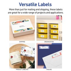 Customizable Printable Address Labels 1″ x 2-5/8″ – 3,000 Blank Mailing Stickers