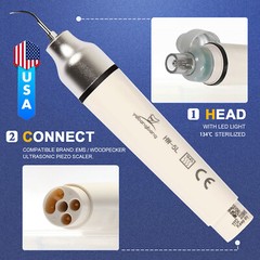 Dental Ultrasonic Piezo Scaler LED Handpiece HW-5L Fit for Woodpecker EMS tips M