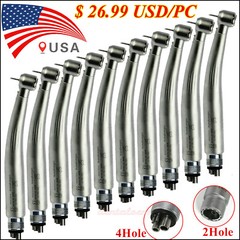 1-10 Yabangbang Dental (LED E-generator) High Speed Handpiece 4/2 Hole Fit NSK