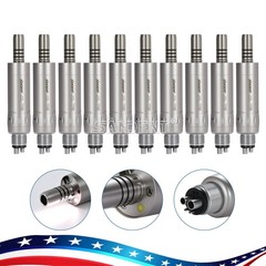 Dental Internal Water Spray Low Speed Air Motor Handpiece 4Hole E-generator LED