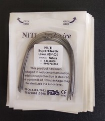 10pcs/Pack Dental Orthodontic Super Elastic Niti Arch Wire Rectangular Nature