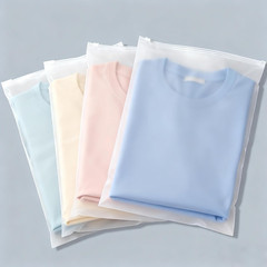 8 X 10 Inch Clothes Packaging Bags for Shipping, 50 Pcs Plastic Frosted Zipper S