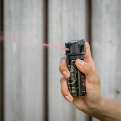 2 Police Magnum pepper spray 2 ounce Flip Top Fogger Safety Personal Defense