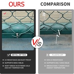 Cable Tie Tool Gun Stainless Steel Cable Tie Tool Repair W/150PCS Metal Zip Ties