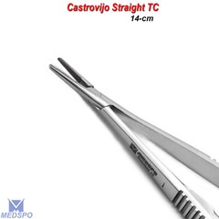 5-PCS Micro Dental Straight Castroviejo Needle Holder TC Surgical Instrument CE