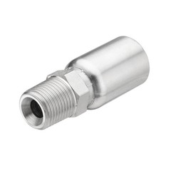 12 Pack 1/2″ Hydraulic Hose Fittings, 1/2″ I.D. Hose x 1/2″ NPTF Male with Prote