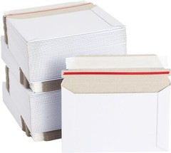 25-200 6.5”X4.5” Proline Rigid Photo Shipping Flats Cardboard Envelope Mailers