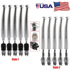1-10*NSK/KAV Style Dental High Speed Turbine Handpiece Swivel Coupler 4 Holes