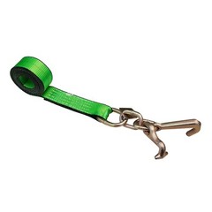 Heavy Duty 2″ x 10′ TJ Cluster Hook Car Strap for Wrecker Tow Truck Auto Hauling