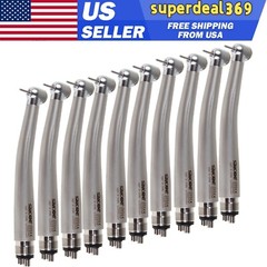 SANDENT NSK Style Dental High Speed Handpiece Push Button Turbine 2Hole 4Hole