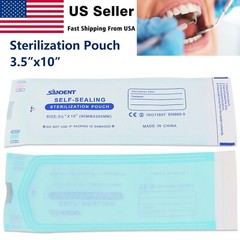3.5″ X 10″ Self Sterilization Pouches Autoclave Pouch,Sterilizer Bags Dental 200