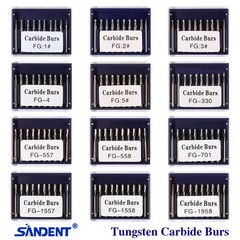 10-100 US Dental Fast High Speed Handpiece Burs Round Tungsten Carbide FG Bur po