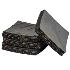 ﻿4 2×2 Anti Vibration Noise Reducing Pad Heavy Duty Rubber Washing Machine Gyms