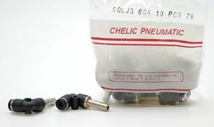 CHELIC SQLJ3 6-4 Plug-in 90° elbow push to connect Fitting (10 PCS PER BAG)