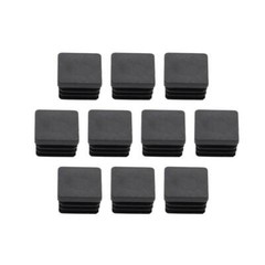 10pc 1″ inch Square Tube Hole Plug Plastic End Cap 1×1 Inch Tubing Insert Glide