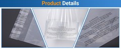 Clear Poly Bags with Suffocation Warning 6×9,8×10,9×12,11×14,12×15,14×20,18×24