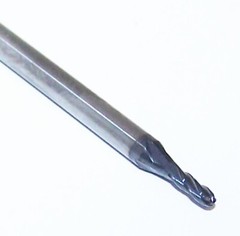 1.60mm (.0630″) CARBIDE END MILL 4 FLUTE BALL END COATED KYOCERA 1825-0630L189