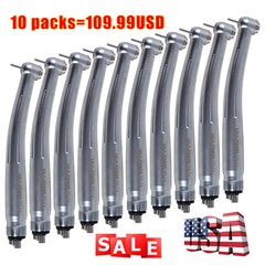 109.99! 10* Clean Head System NSK Style Dental High Speed Handpiece Push 4Hole