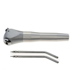 Dental 3 Way Air Water Spray Triple Syringe Handpiece w/ 2 Nozzles Tips Tubes US