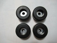 4 Very Large 1 1/2″ Diam Rubber Bumpers with Embedded Washer Rubber Feet CT103