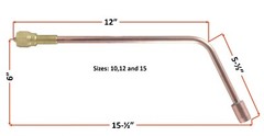 SÜA Heating Nozzle/Rosebud 15-MFN Compatible with 300 Series Victor – Propane