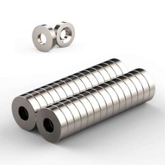 10 20 50pcs Strong Neodymium Magnets N52 25 x 5mm Countersunk Ring Hole 5mm