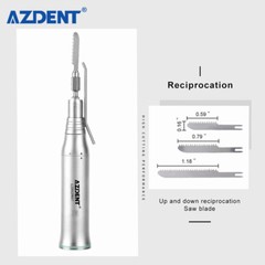 Dental Brushless LED Electric Micro Motor 1:1/1:2 20° Saw Surgical Handpiece