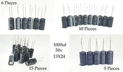 [ NEW ] { 5/6/10/15 Pcs } Nichicon – 1000uf 50v 13X24 Capacitor [ Chengx 2PK]