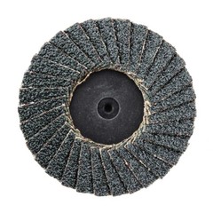 10 Pack – 2″ Mini Flap Discs 60 Grit Quick Change Sanding Roloc Style Type R