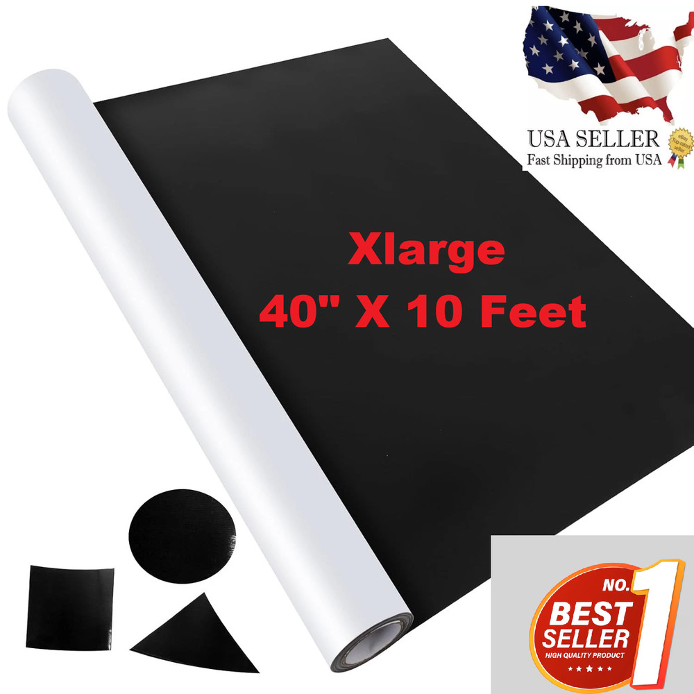 Blank Magnetic Sheet Roll, XL 40”X 10’ Strong Magnet Sheets Flexible,30Mil Thick