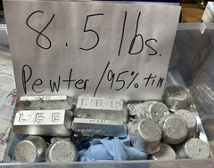 1 Pound TIN/Pewter metal round /Lee/Lyman ingots 95% pure tin for crafts/casting