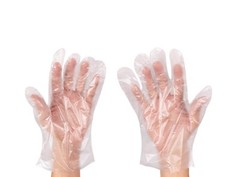 Poly Gloves – Large – Single Use – 10,000 Gloves/Case – Food Grade Safe