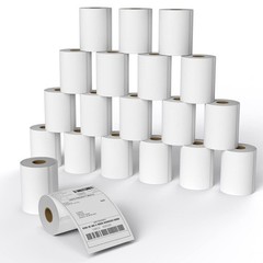 2,4,8,10,12 Roll Thermal Shipping Labels 4″ x 6″ Rolls 500 Labels /Roll